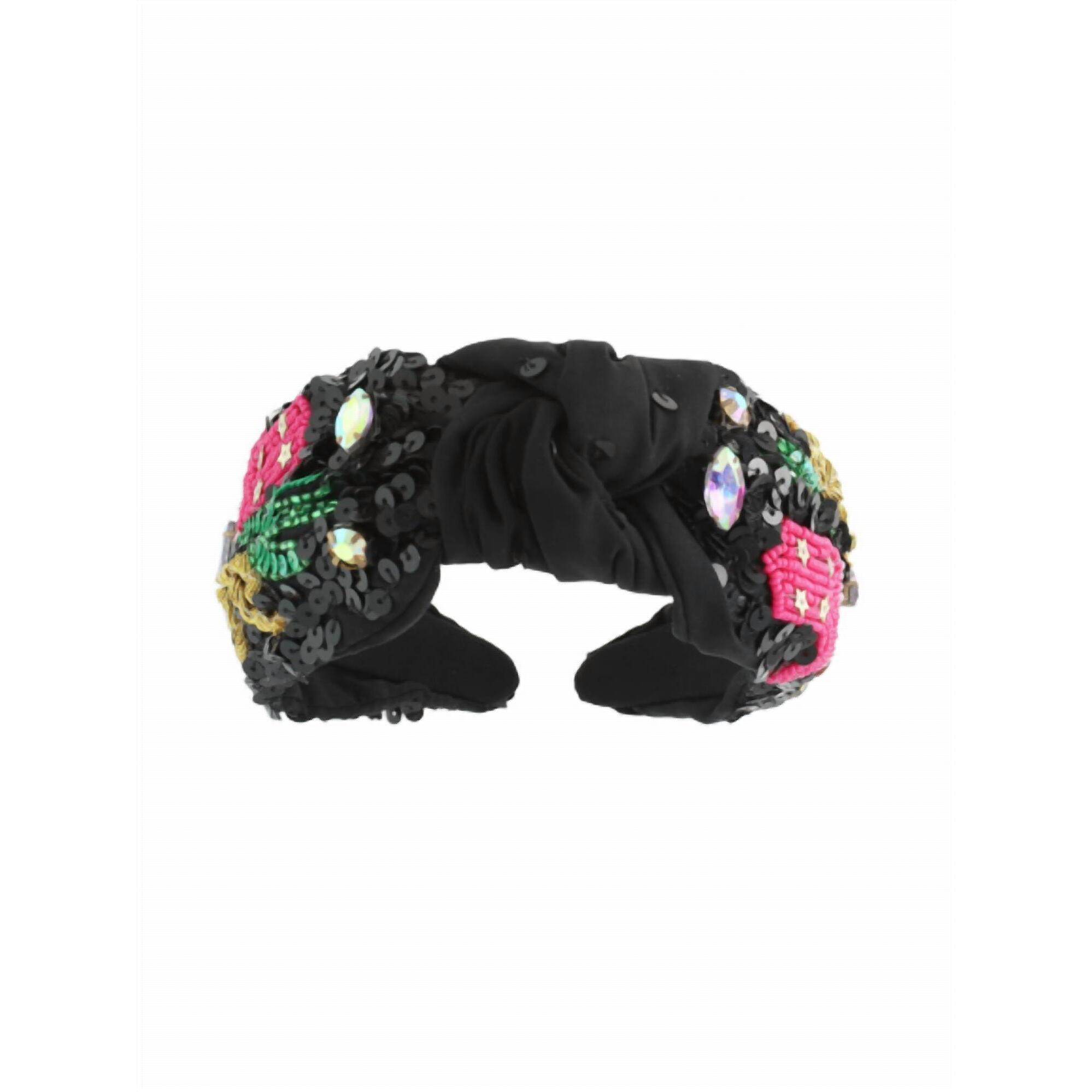 New Sophia Collection Women's Western Sequins Embellished Top Knotted Headband I